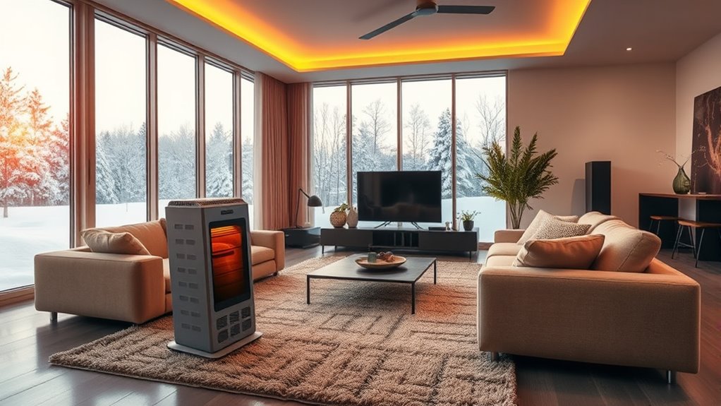 large room heating considerations