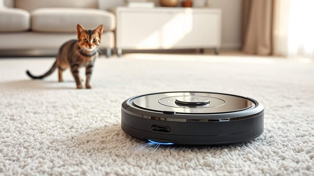 pet hair cleaning features