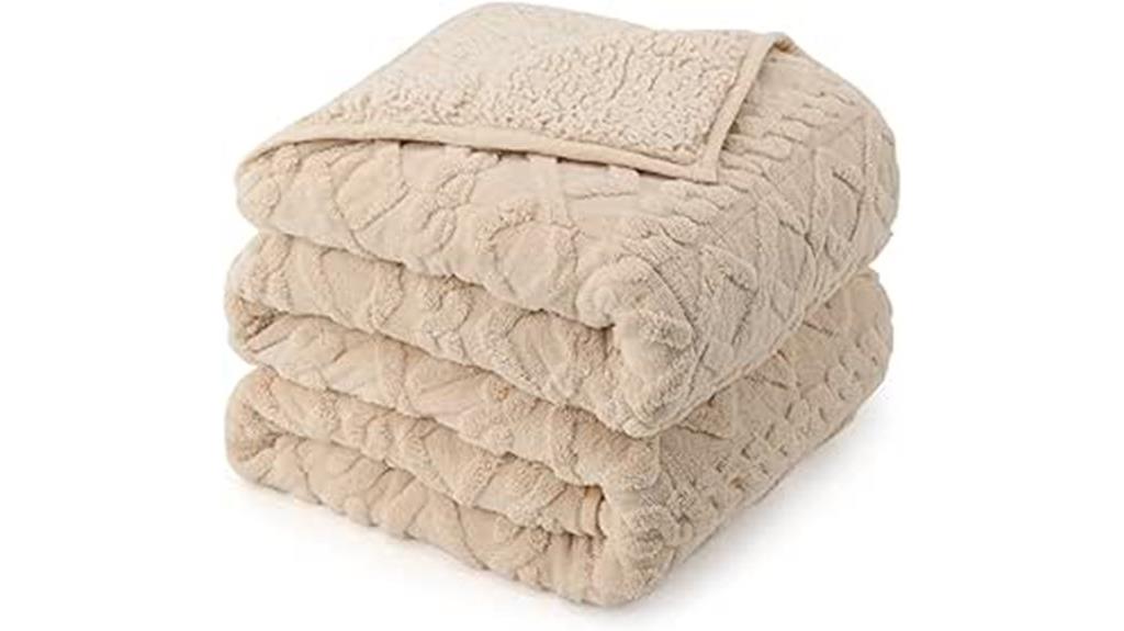 queen size 15lbs sherpa blanket