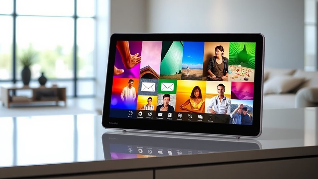 top email enabled digital frames