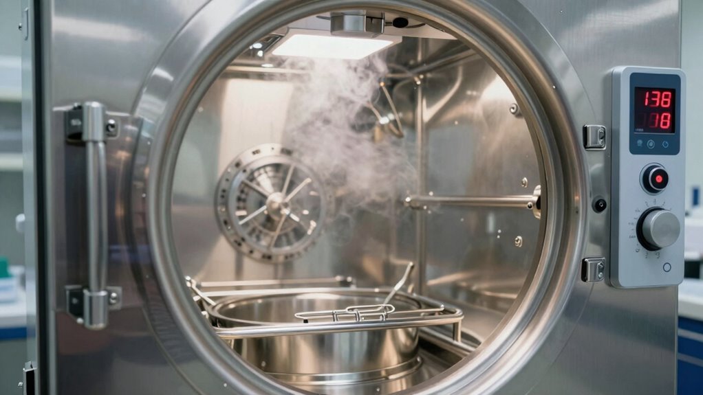 autoclave temperature guarantees sterilization