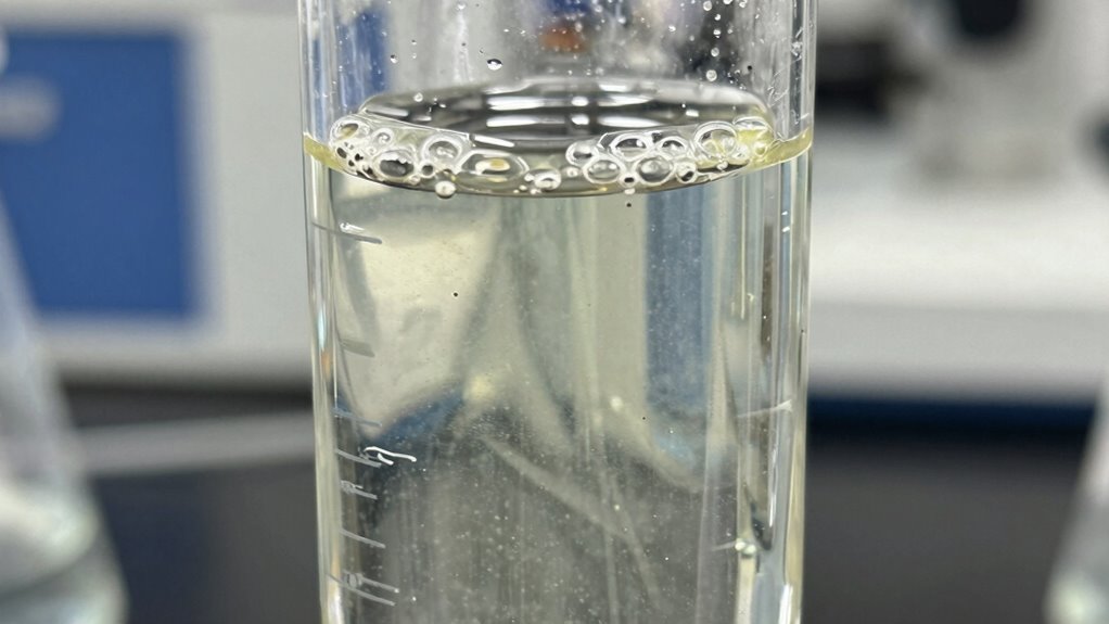 bubble interference increases turbidity