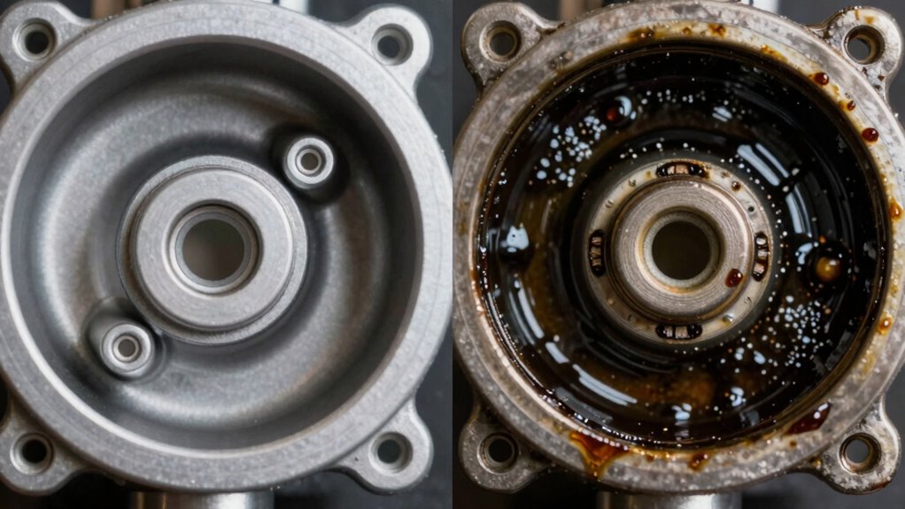 chemical effects in vacuum pumps