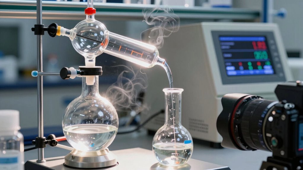 distillation reduces solvent waste