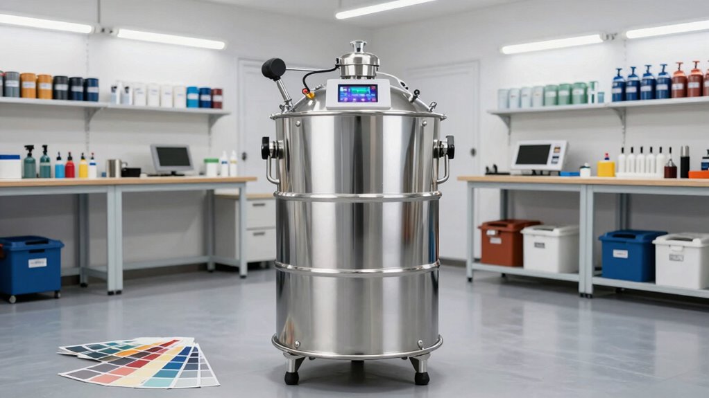 key industrial paint shaker features