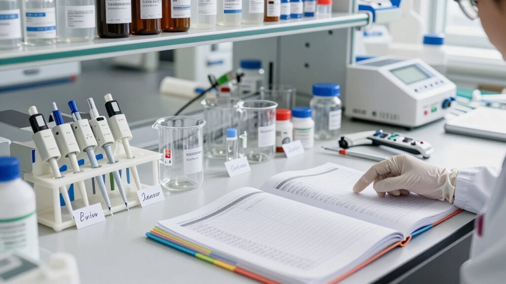 lab equipment recordkeeping practices