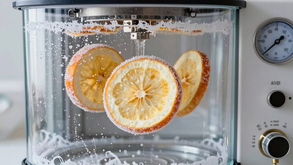 optimize vacuum and temperature