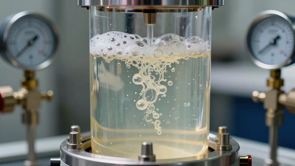 remove trapped air bubbles