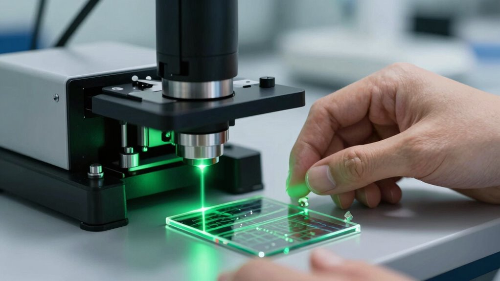 spectral correction minimizes fluorescence interference