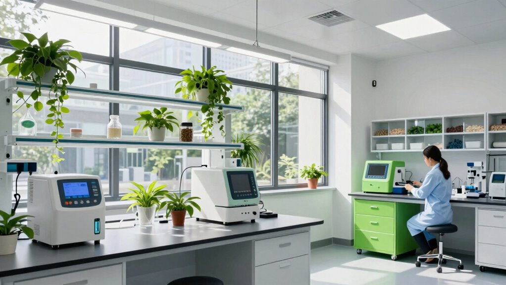 sustainable lab practices implemented