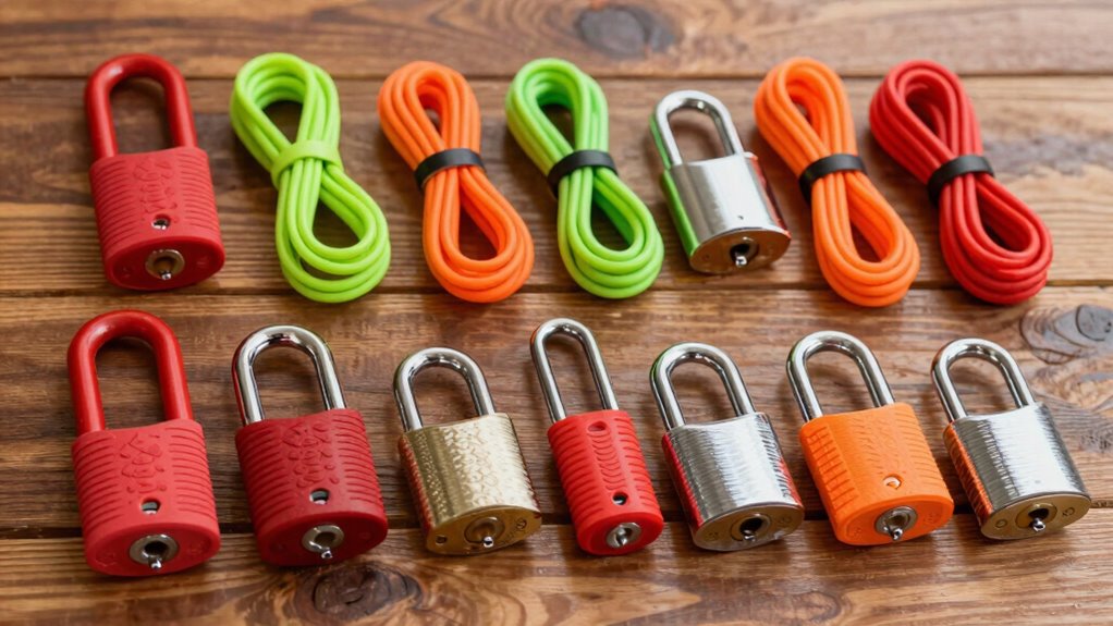 top cable lockout device sets