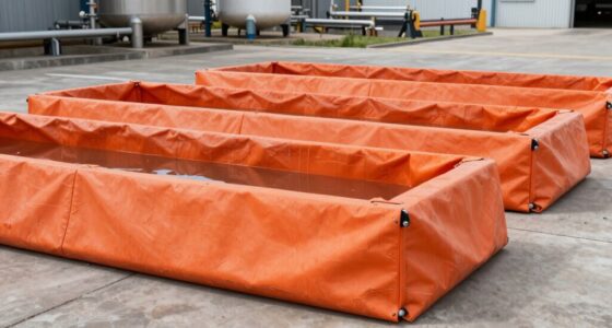 top chemical spill berms
