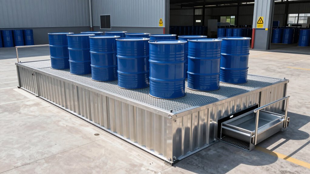 top drum spill containment platforms