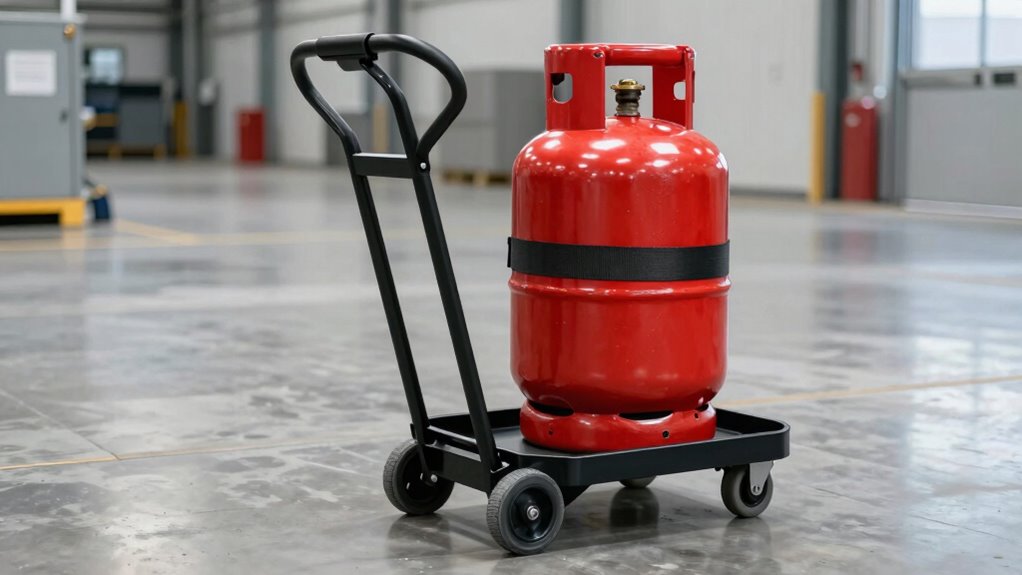 top gas cylinder hand trucks