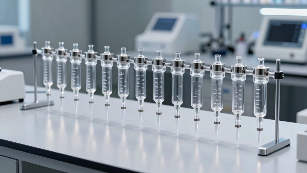 top glass filter devices