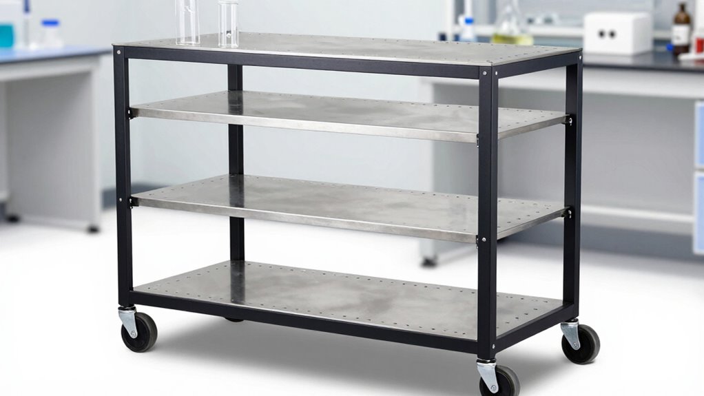 top heavy duty lab carts