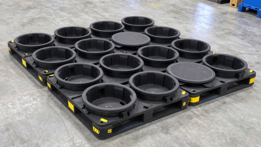 top spill containment pallets