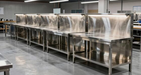 top stainless steel workbenches