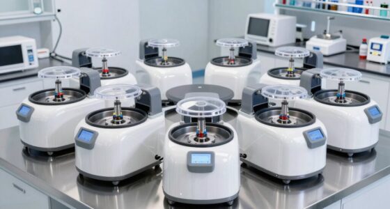 top swing out rotor centrifuges