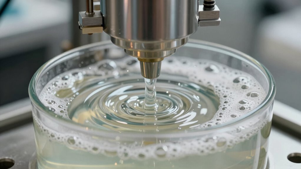 vacuum degassing resin foaming