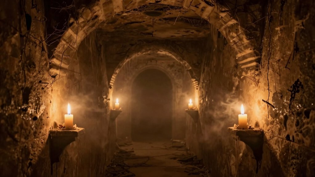 candle tunneling and soot