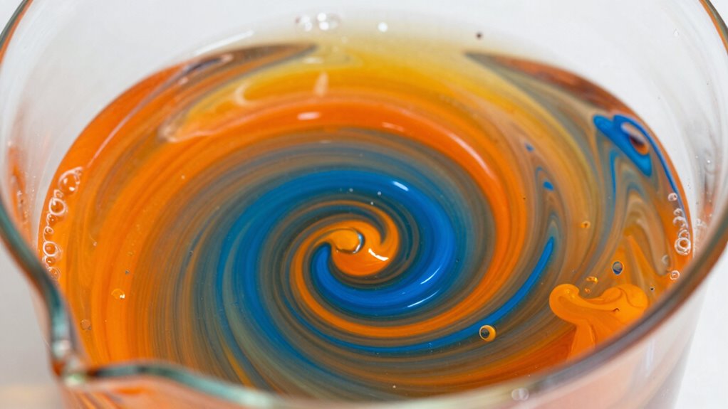 energy change during mixing