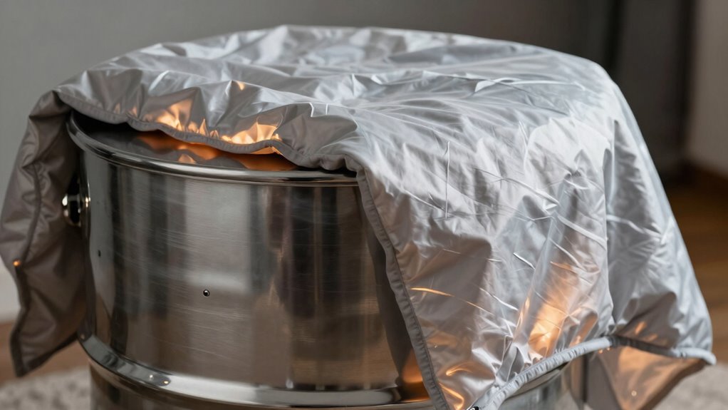 gentle efficient drum heating