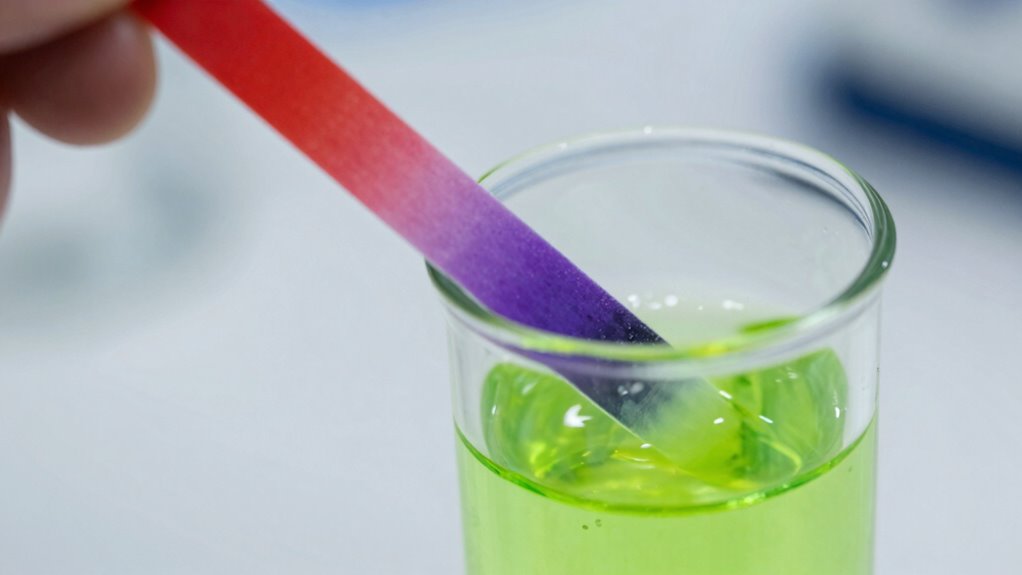 measuring acidity with indicators