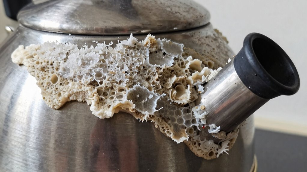 mineral buildup impairs appliances