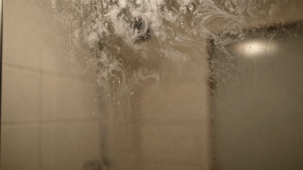 mirror fogging caused by condensation