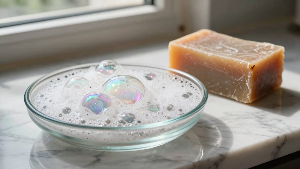 regular soap suffices effectively