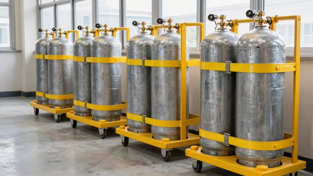 secure efficient cylinder handling