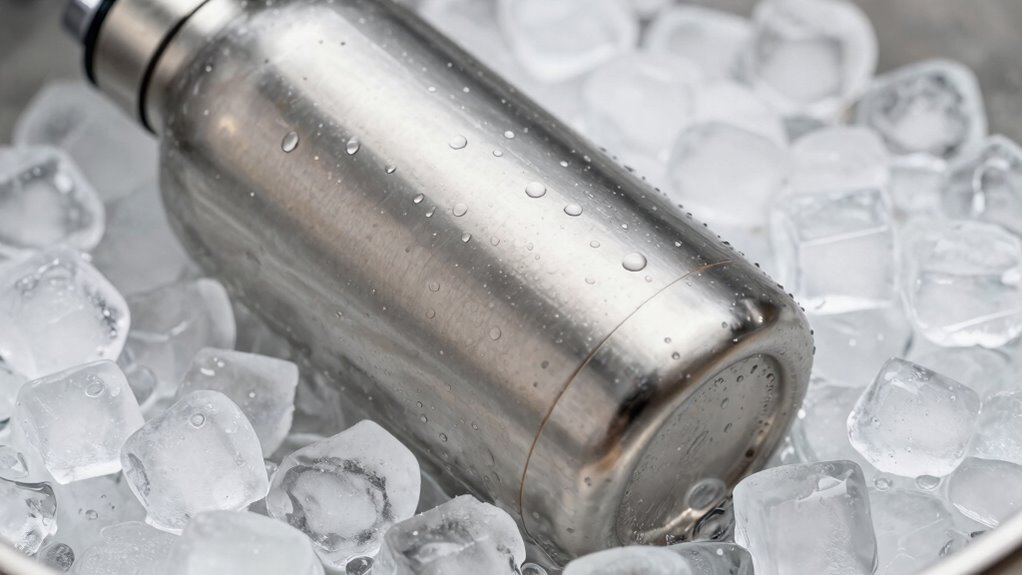 stainless steel keeps drinks cold