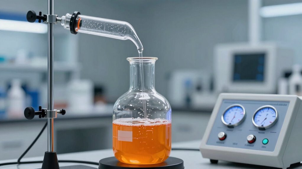 temperature controlled solvent evaporation