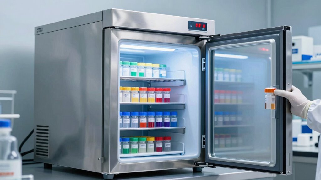 ultra low temperature sample protection