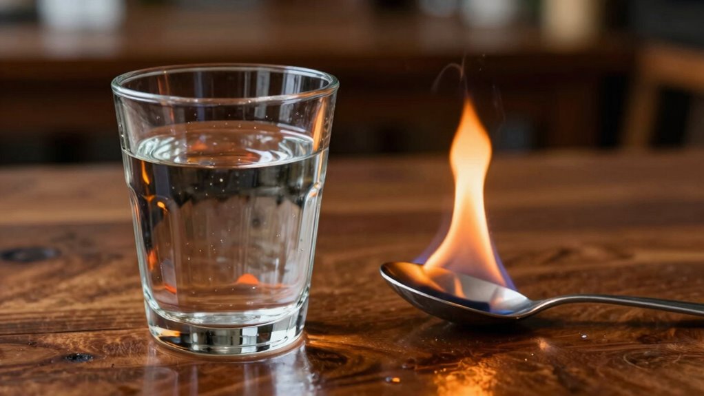 water s flammability and reactions