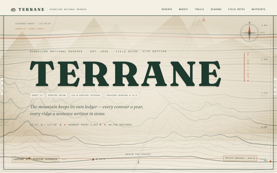 TERRANE — Ridgeline National Reserve Field Guide (FABLE/175)