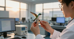 Nasa Hummingbird Shaped Satellite Image