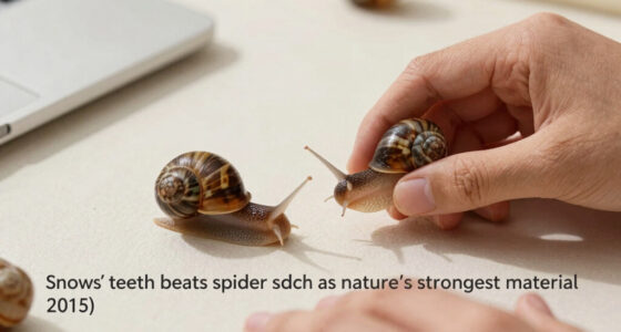 Snails' teeth beats spider silk as nature's strongest material (2015)