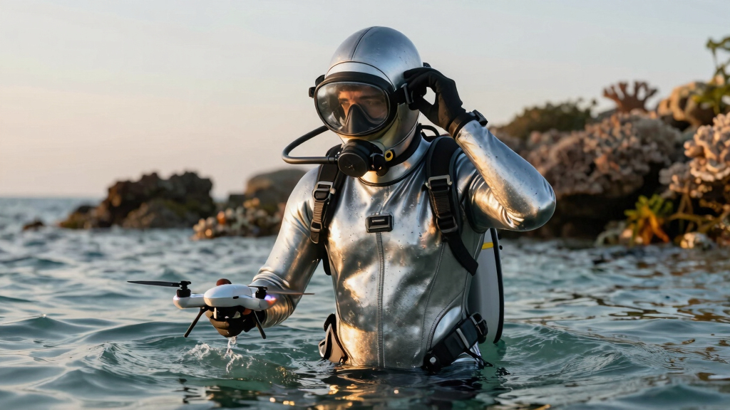 Underwater Suit-wearing Cyborg Insect Capable Of Diving And Terra-aqua Travel