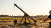 Tom Stanton's Supersonic Trebuchet Breaks Sound Barrier With Gravity Alone