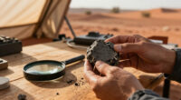 Slice Of Martian Meteorite Teghaza 001